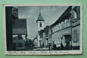 Postcard PC Ingelheim Pfalz 1941 Restaurant Pfaelzer Hof August Gienandt Town architecture Rheinland Pfalz